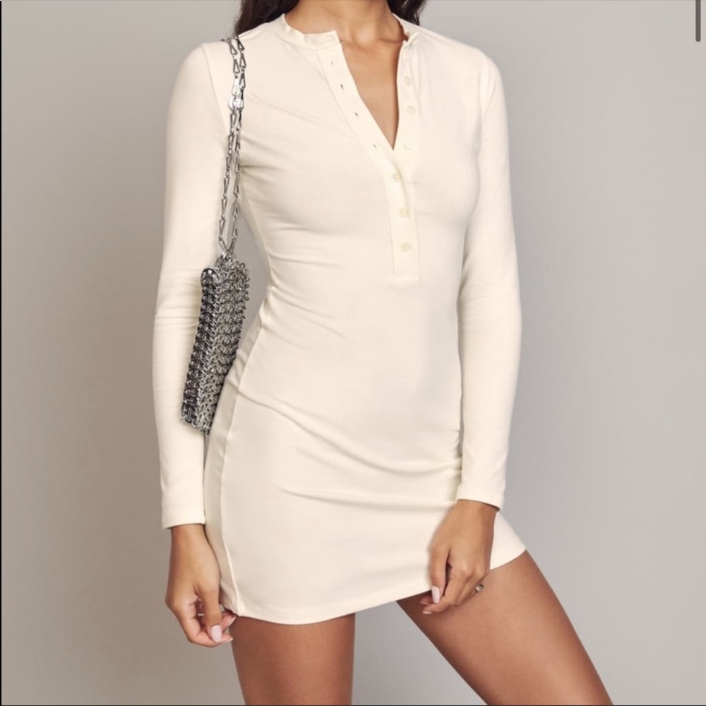 Reformation long sleeved dress